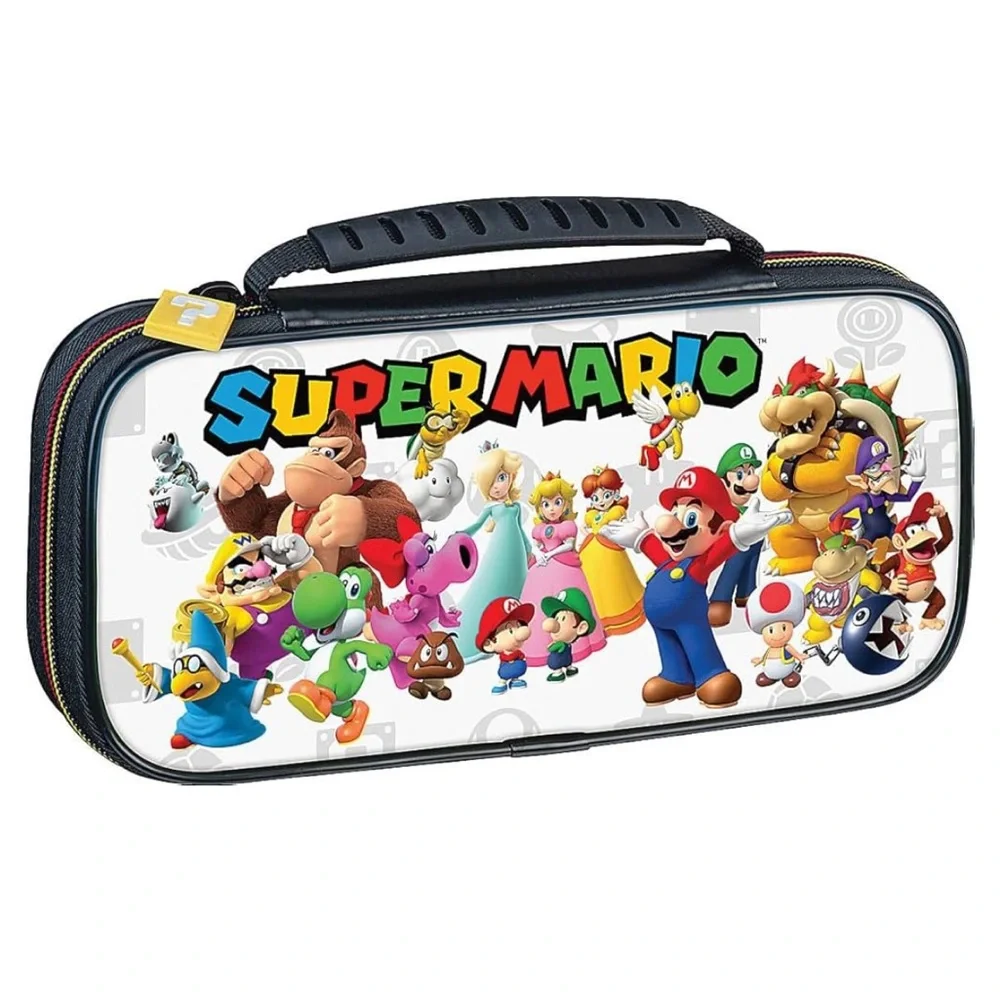 Nintendo Super Mario Multicolor Character Zip Carry Case